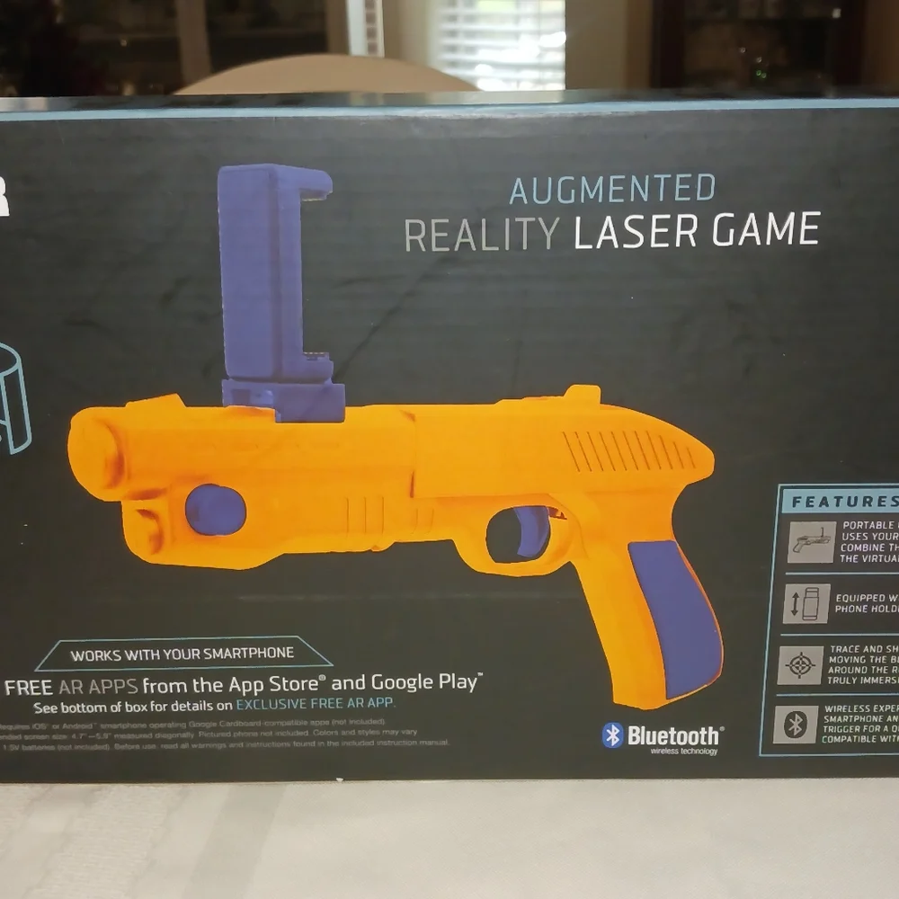 Sharper Image NWT Augmented Reality Laser Game - Orange